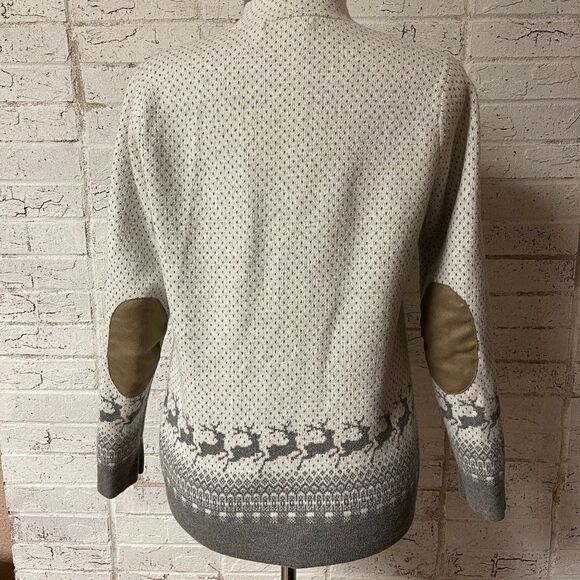 Orvis Wool Cashmere Blend Cardigan Reindeer Small - Picture 6 of 10